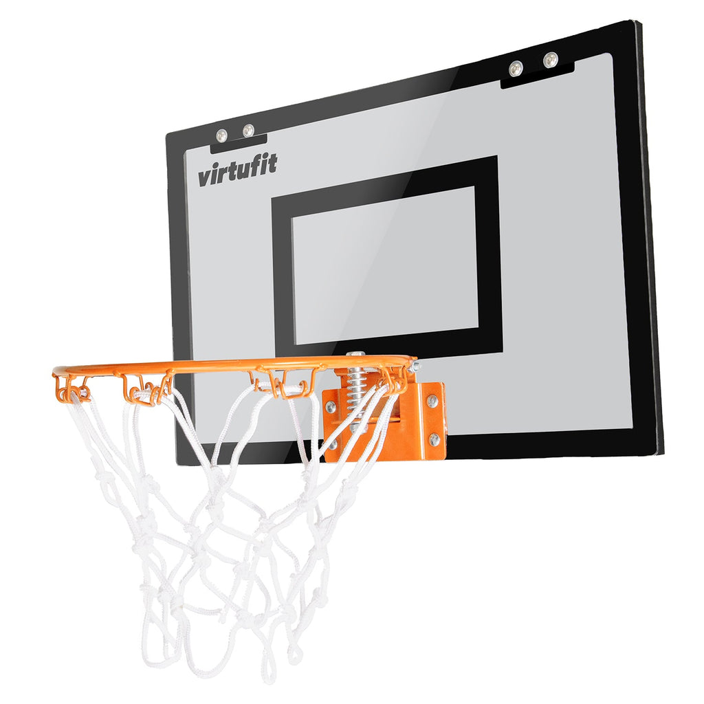 VirtuFit Pro Mini Basketbalbord met 2 Ballen en Pomp - Zwart - Afbeelding 7