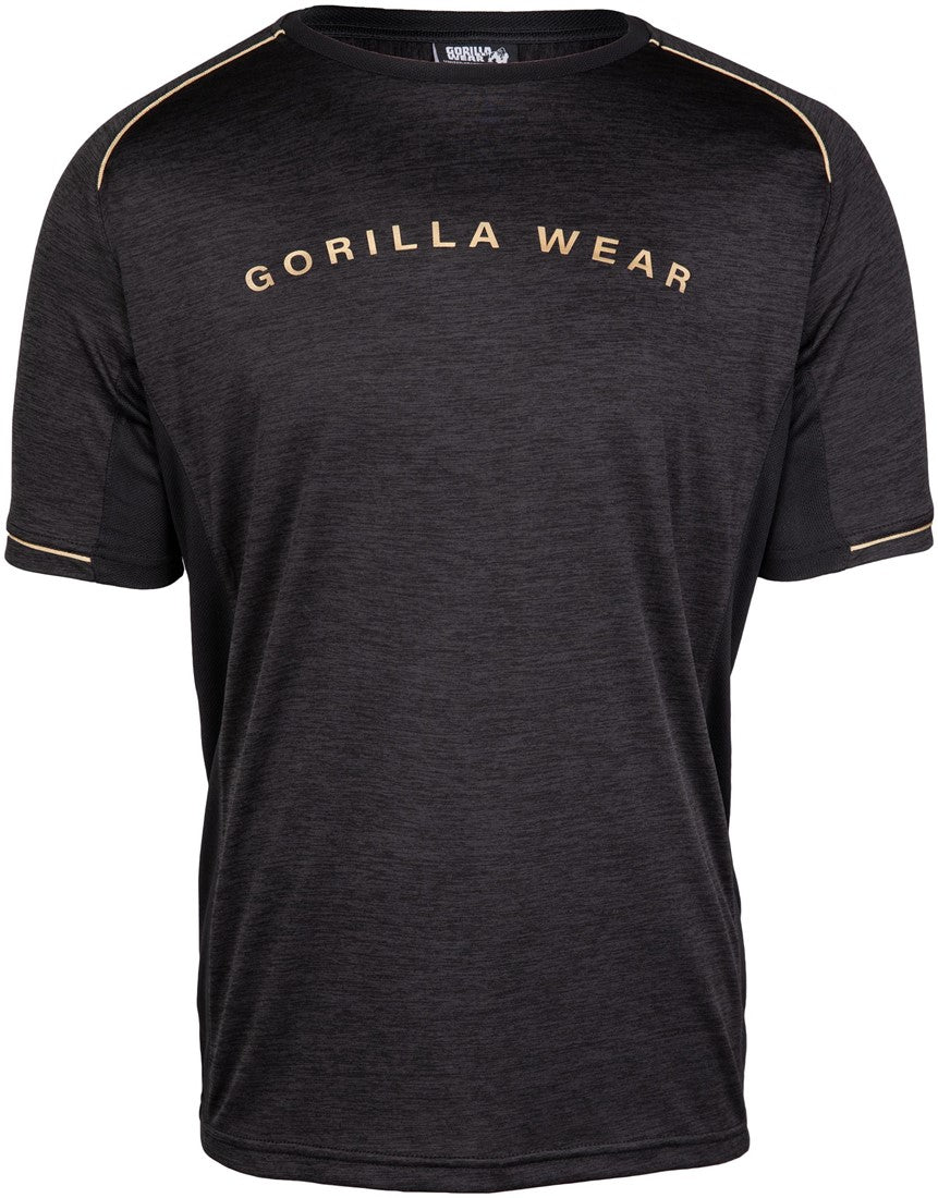 Gorilla Wear Fremont T-shirt - Zwart/Goud - Afbeelding 6