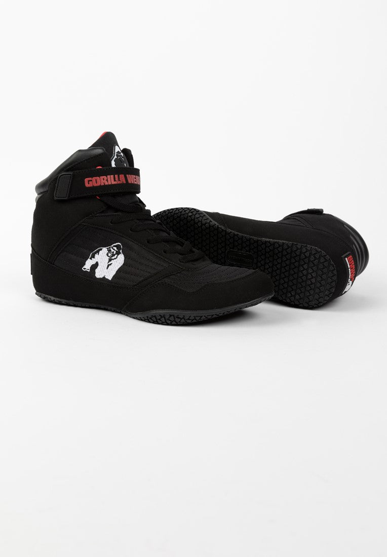 Gorilla Wear High Tops Fitness Schoenen - Zwart - In gebruik