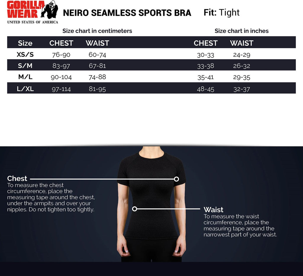 Gorilla Wear Neiro Seamless Sportbeha - Paars - Afbeelding 8