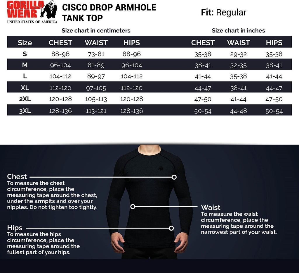 Gorilla Wear Cisco Tank Top - Grijs/Zwart - Afbeelding 8