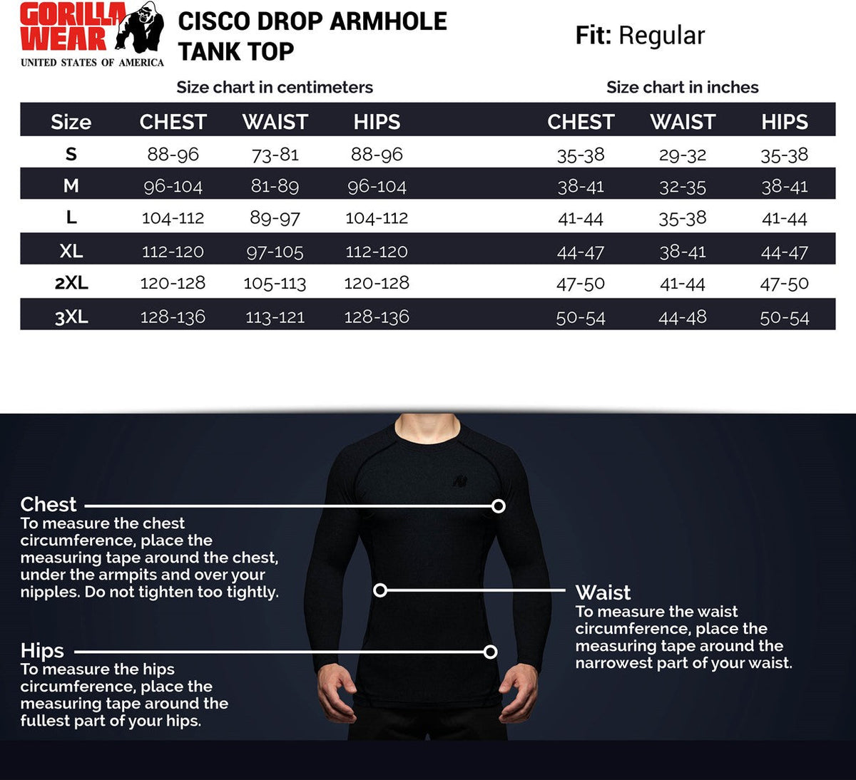 Gorilla Wear Cisco Tank Top - Grijs/Zwart - Afbeelding 8