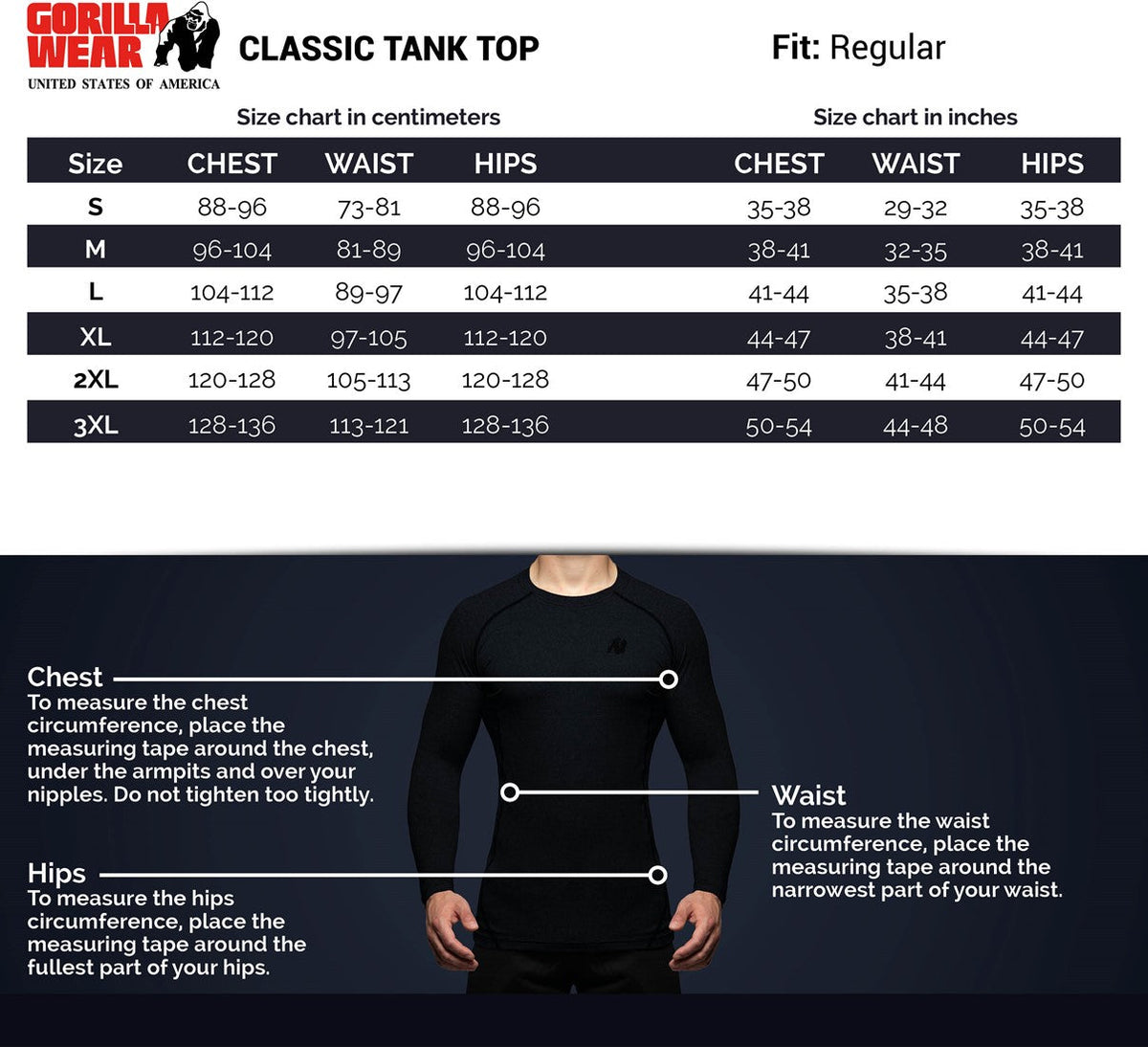 Gorilla Wear Classic Tank Top - Rood - Afbeelding 11