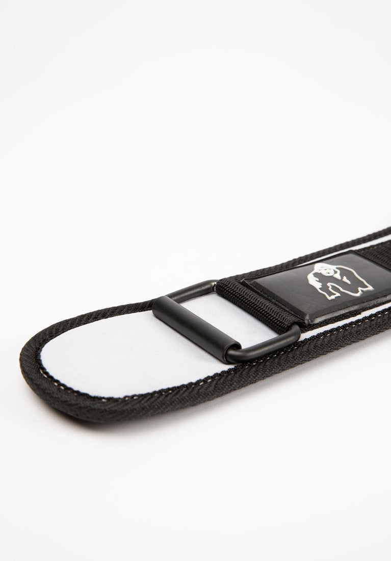 Gorilla Wear Halterriem - 4 Inch Dames Lifting Belt - Zwart/Wit - In gebruik