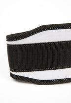 Gorilla Wear Halterriem - 4 Inch Dames Lifting Belt - Zwart/Wit - Afbeelding 5