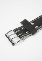 Gorilla Wear Halterriem - 6 Inch Padded Leren Lifting Belt - Zwart - Afbeelding 5