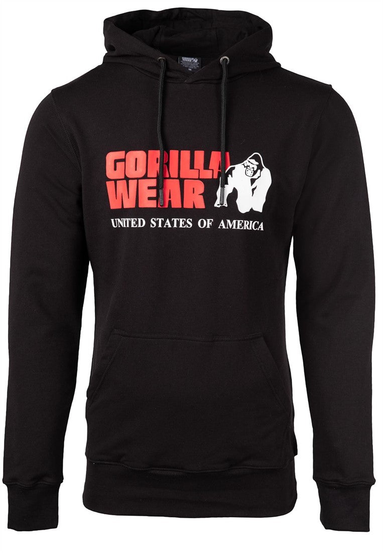 Gorilla Wear Classic Hoodie - Zwart - Afbeelding 6