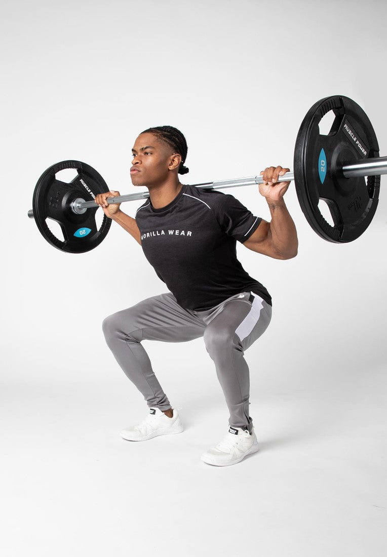 Gorilla Wear Benton Trainingsbroek - Grijs - In gebruik