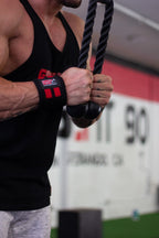 Gorilla Wear Wrist Wraps Ultra - Zwart/Rood - Afbeelding 5