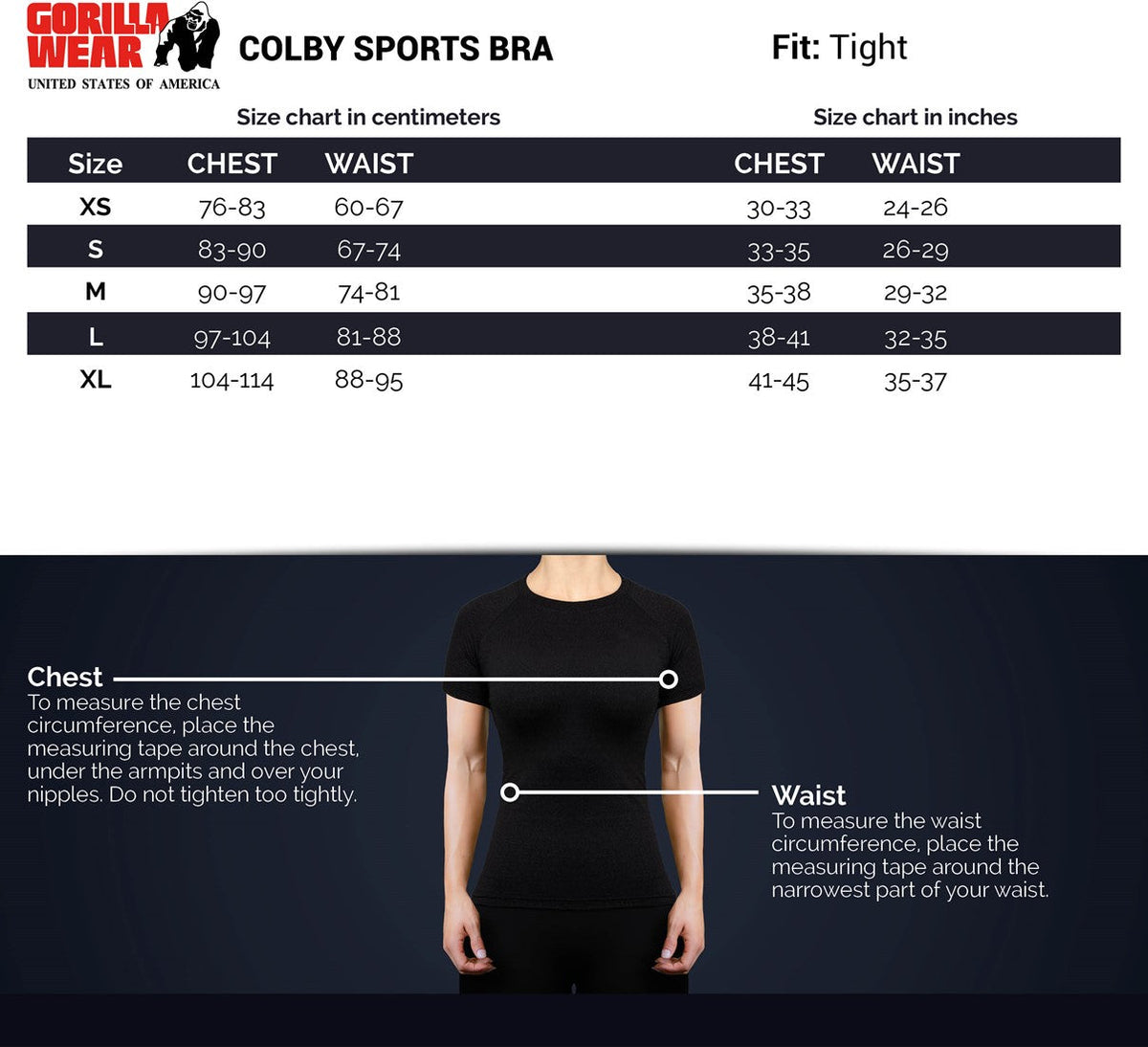 Gorilla Wear Colby Sportbeha - Grijs - Afbeelding 8