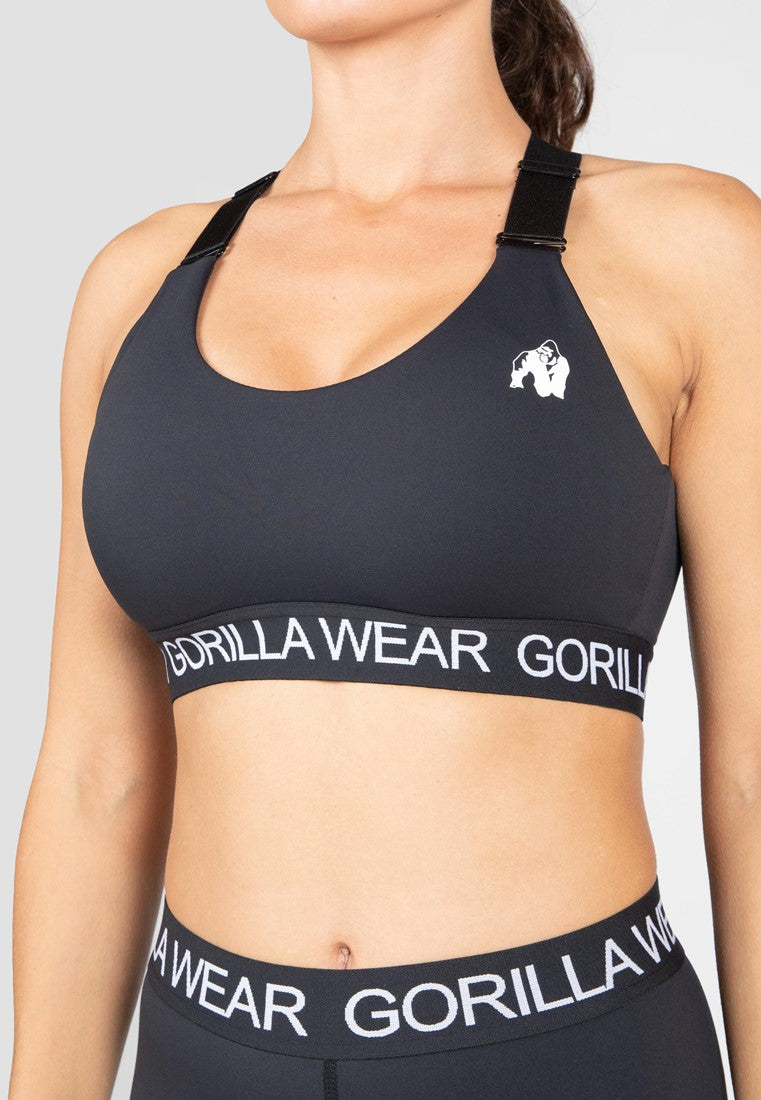 Gorilla Wear Colby Sportbeha - Zwart - Afbeelding 5