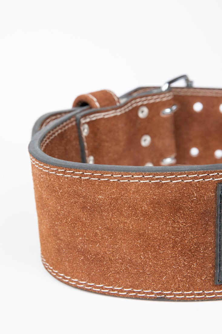 Gorilla Wear Halterriem - 4 Inch Leren Lifting Belt - Bruin - Afbeelding 5