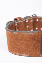 Gorilla Wear Halterriem - 4 Inch Leren Lifting Belt - Bruin - Afbeelding 5