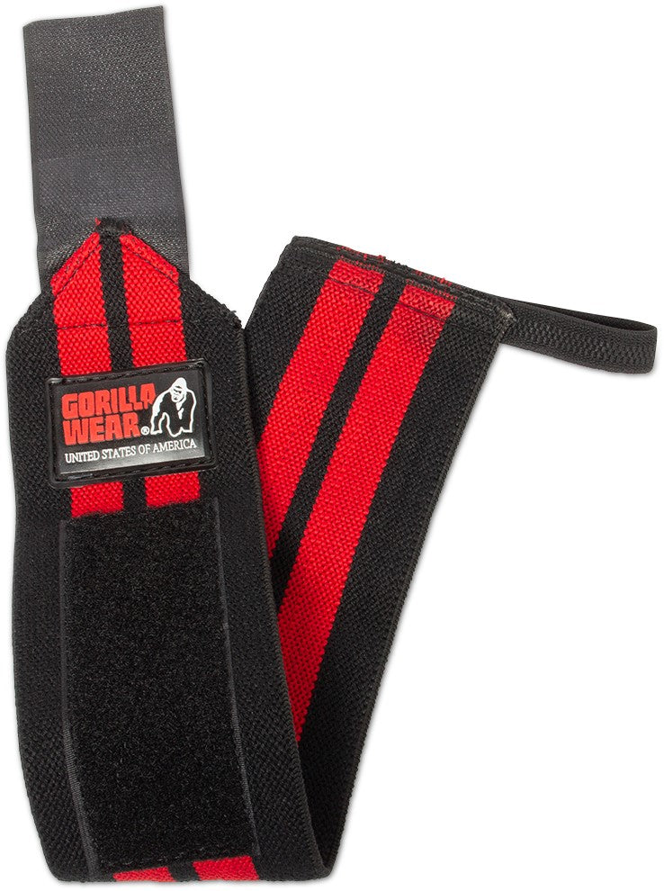 Gorilla Wear Wrist Wraps Pro - Zwart - Detailopname