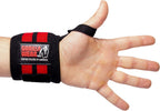 Gorilla Wear Wrist Wraps Pro - Zwart/Wit - Detailopname