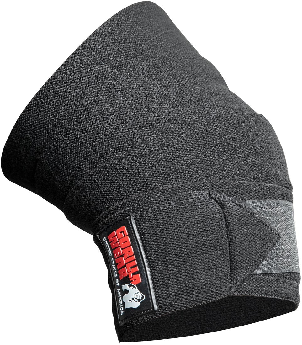 Gorilla Wear Knee Wraps - Zwart - In gebruik