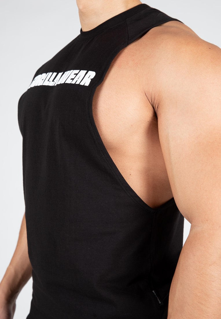 Gorilla Wear Milo Drop Armhole Tank Top - Zwart - Afbeelding 5