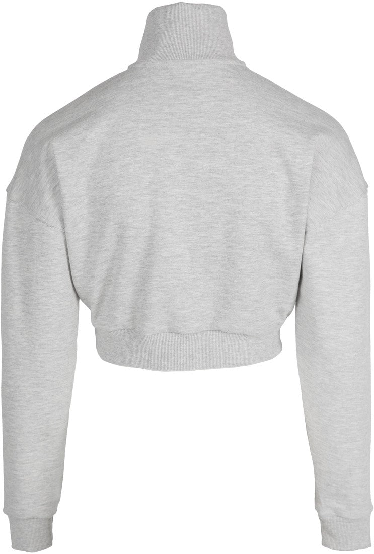 Gorilla Wear Ocala Cropped Half-Zip Sweatshirt - Grijs - Afbeelding 6