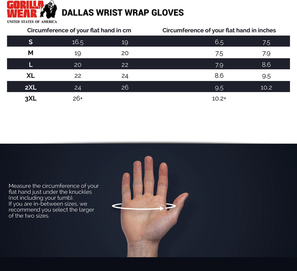 Gorilla Wear Dallas Wrist Wrap Handschoenen - Fitness Handschoenen - Zwart - In gebruik