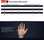 Gorilla Wear Dallas Wrist Wrap Handschoenen - Fitness Handschoenen - Zwart - In gebruik
