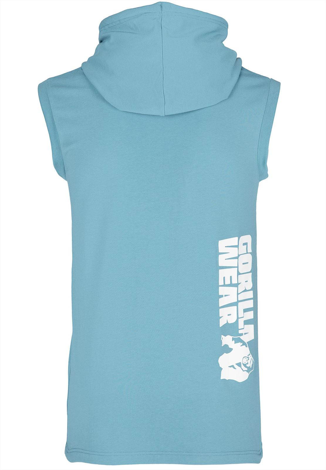 Gorilla Wear Oswego Mouwloze Hoodie - Blauw - Afbeelding 5