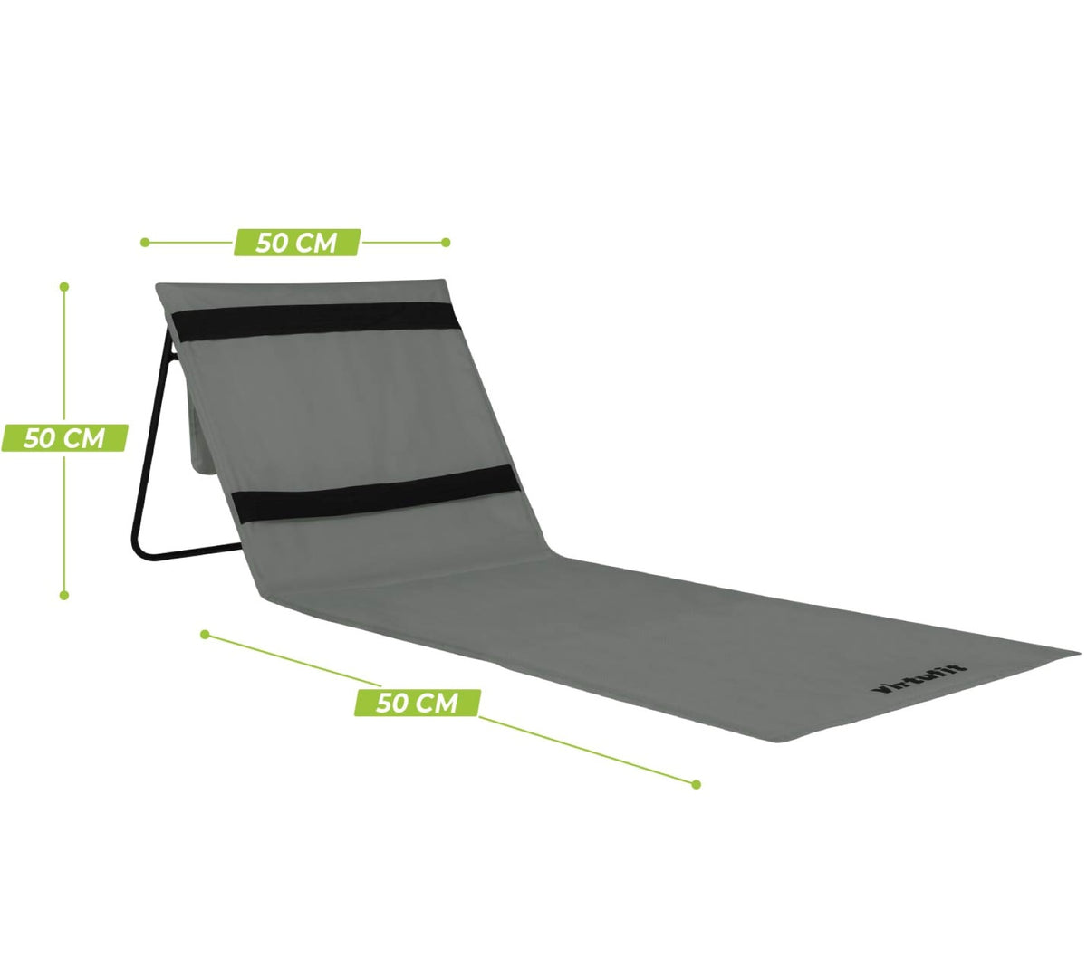 VirtuFit Strandmat - Grijs - Tweedekans