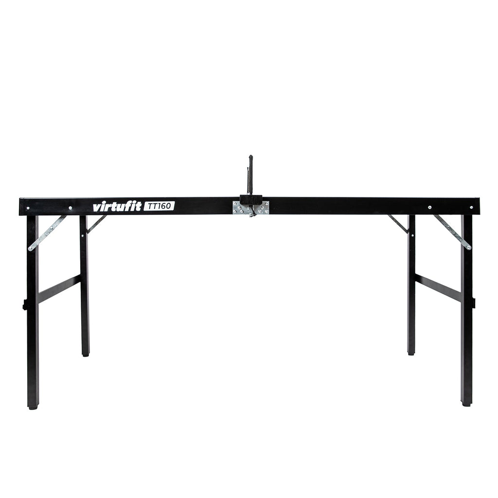 VirtuFit Mini Tafeltennistafel TT160 - Met 2 Batjes en 3 Ballen - In gebruik