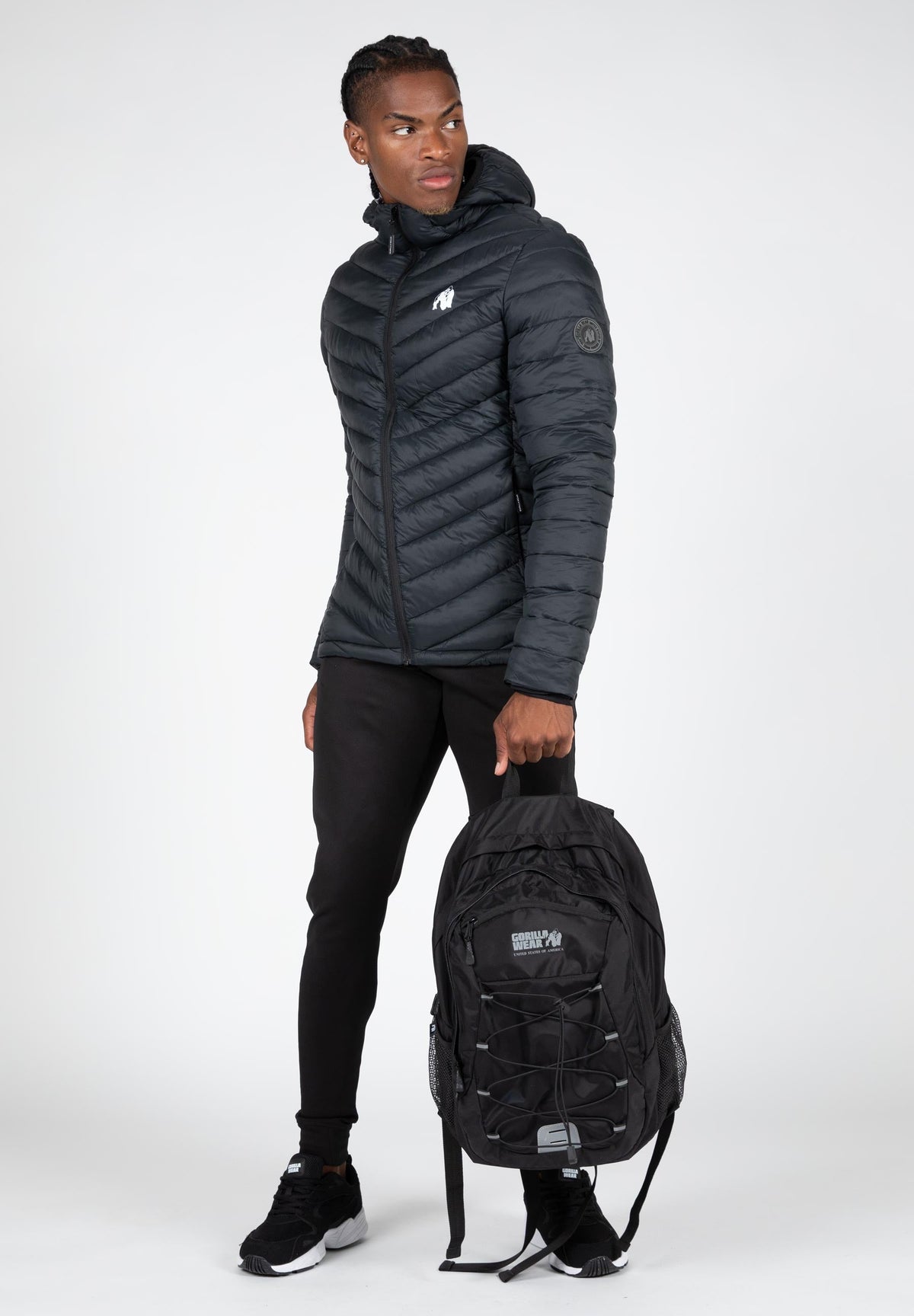 Gorilla Wear Osborn Puffer Jas - Zwart - Afbeelding 15