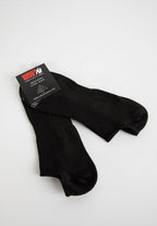 Gorilla Wear Enkelsokken 2-Pack - Zwart - In gebruik