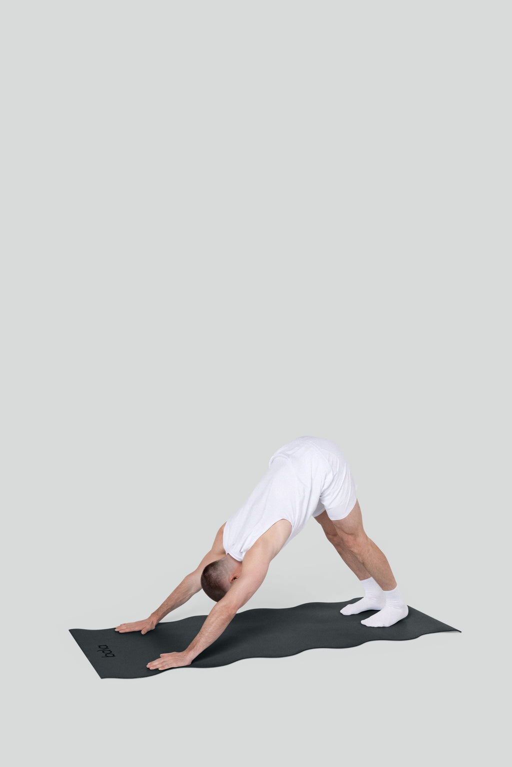 Bala The Wavy Mat - Yogamat - Charcoal/Grijs - Detail