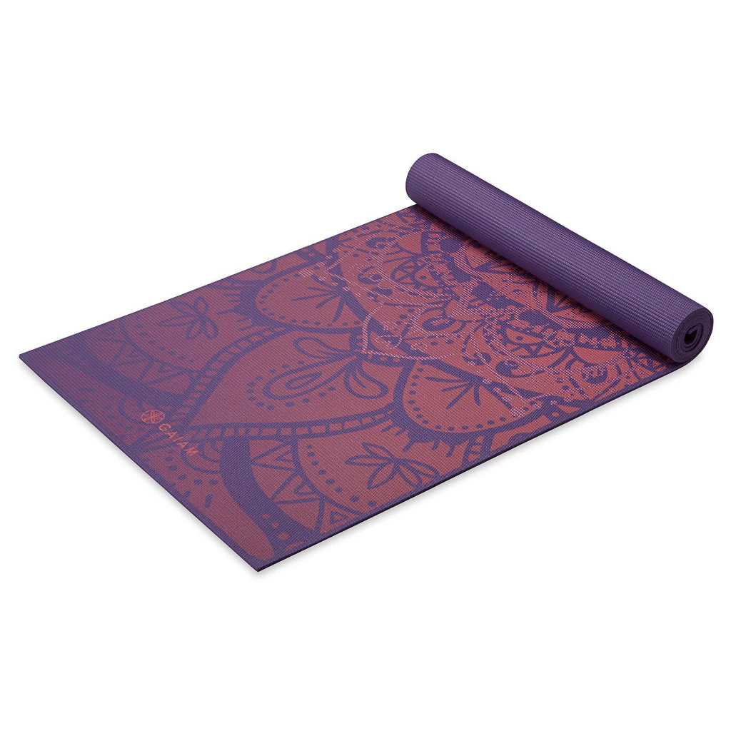 Gaiam Premium Metallic Yogamat - 6 mm - Athenian Rose - Detail