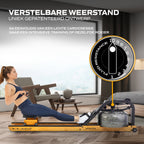 Fluid Rower Roeitrainer Apollo XL - Beuken - Aanzicht