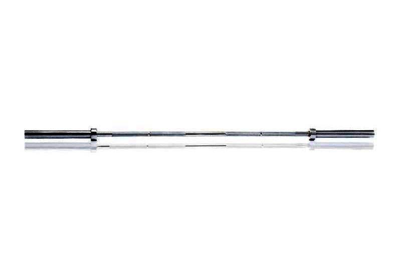 Muscle Power Olympische Halterstang - Chroom - 218 cm - Detail