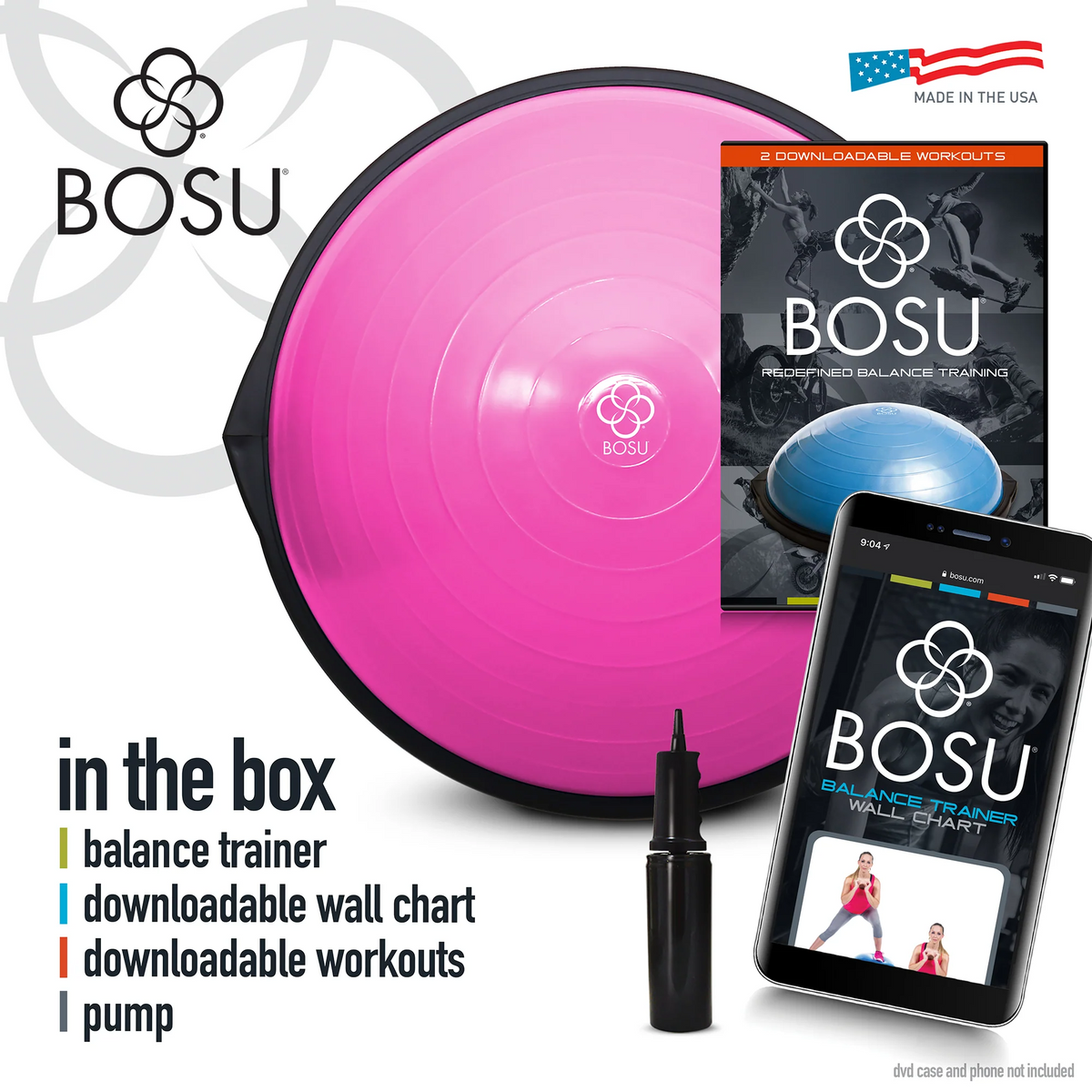 Bosu Balanstrainer Home Edition - Roze - 65 cm - Detail