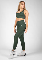 Gorilla Wear Neiro Seamless Sportbeha - Legergroen - Detail