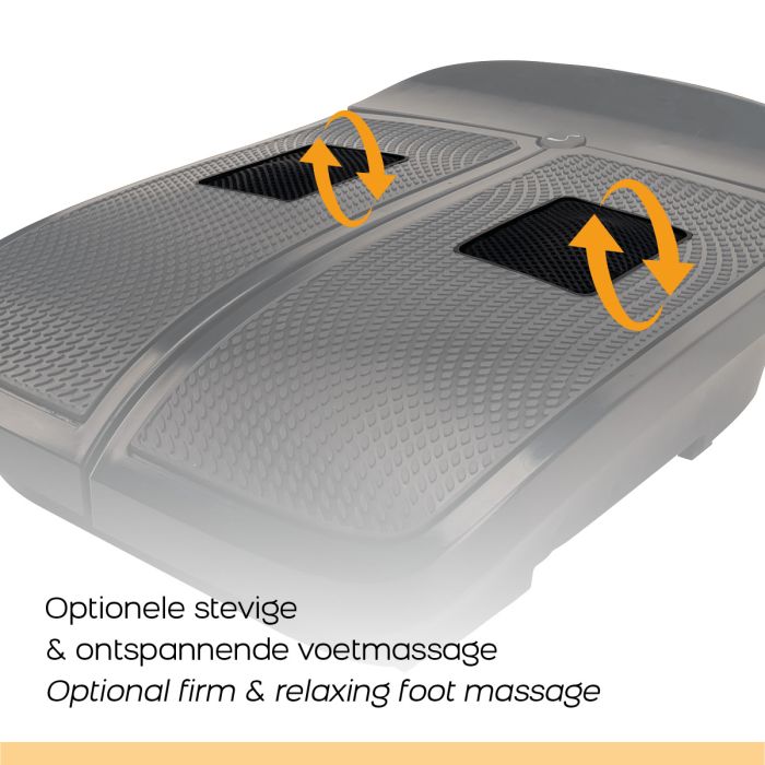 Bioenergiser Vibration Leg Trainer Trillplaat - Zwart - Detail