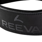 Reeva Halterriem - Leren Lifting Belt - Zwart - Detail