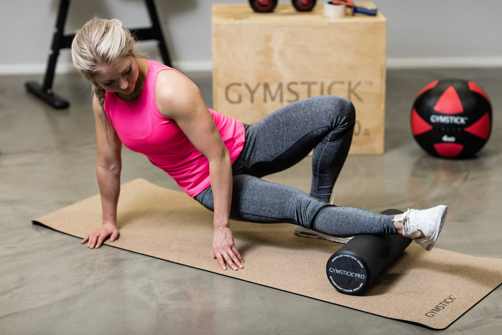 Gymstick Core Foam Roller - Zwart - 90 cm - Detail