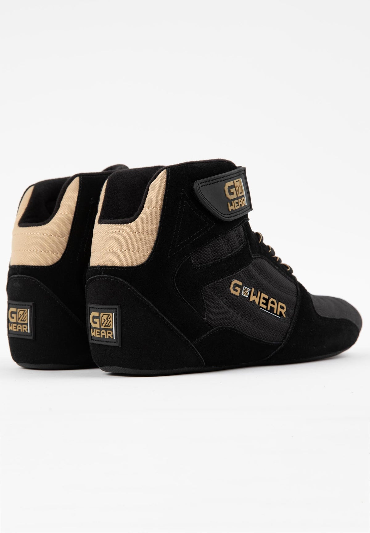 Gorilla Wear Gwear Pro High Tops Sportschoenen - Zwart/Goud - Detail