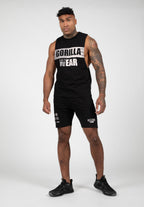 Gorilla Wear Lopez Drop Armhole Tank Top - Zwart - Detail
