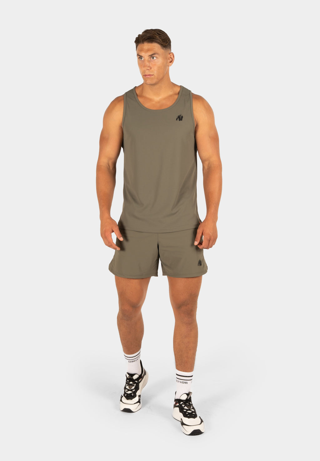 Gorilla Wear Colton Tank Top - Legergroen - Detail