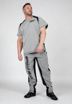 Gorilla Wear Augustine Old School Work Out Top - Grijs - Detail