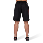 Gorilla Wear Functional Mesh Shorts - Zwart/Rood - Detail