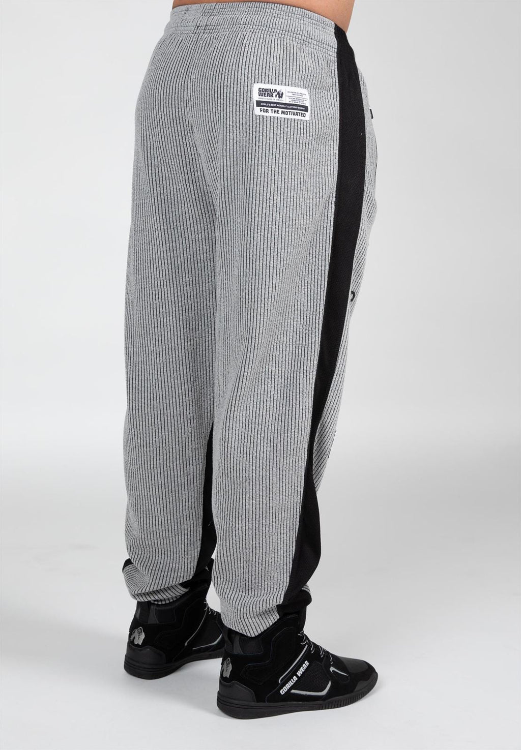 Gorilla Wear Augustine Old School Trainingsbroek - Grijs - Detail