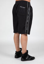 Gorilla Wear Buffalo Old School Workout Shorts - Zwart/Grijs - Detail