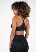 Gorilla Wear Quincy Seamless Sportbeha - Zwart - Detail