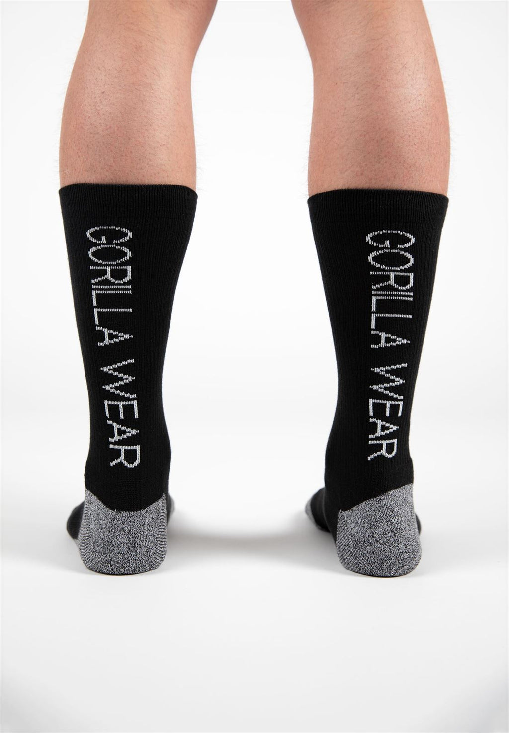 Gorilla Wear Performance Crew Sokken - Zwart - Detail