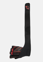 Gorilla Wear Dallas Wrist Wrap Handschoenen 2.0 - Zwart/Rood - Detail