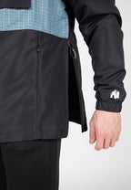 Gorilla Wear Bolton Windbreaker - Unisex Anorak - Zwart - Detail