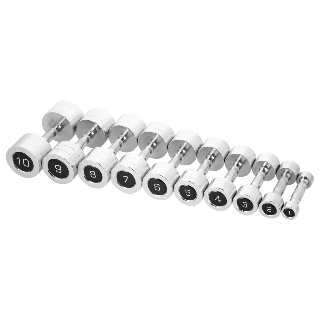 HMS Chroom Dumbbell Set - 2 x 9 kg - Detail